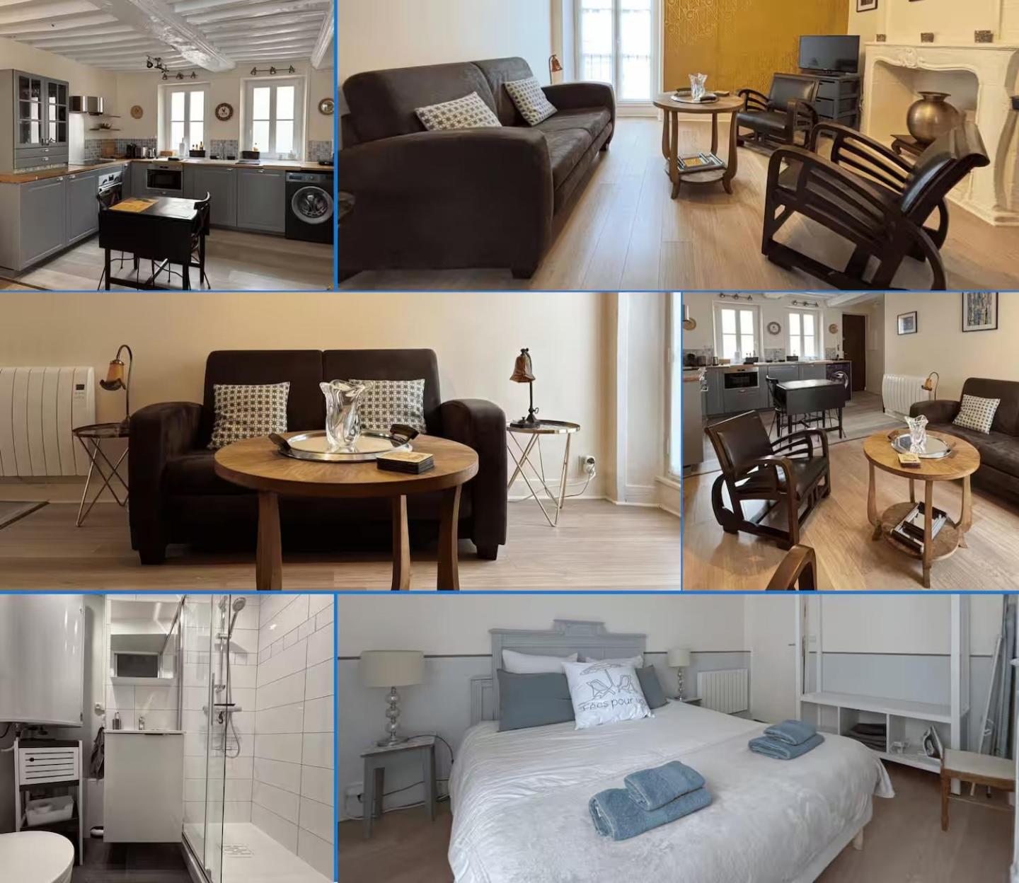 Les Remparts Apt Spacieux 1 Er Etage Renove Joliment Decore Bien Equipe Plein Centre Bayeux Proche Plages Du Debarquement Parking Gratuit A Proximite Exterior photo